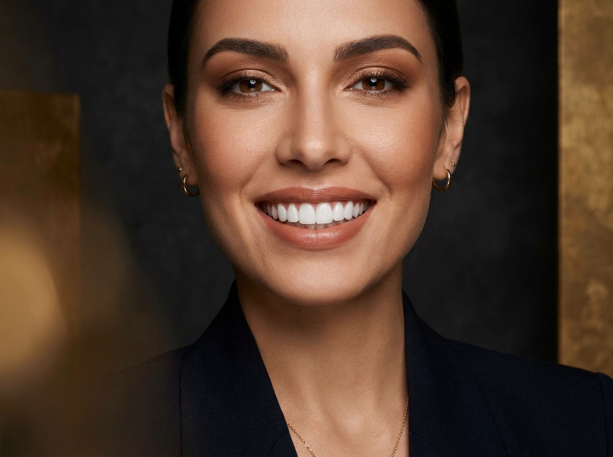 Symmetrical smile alignment