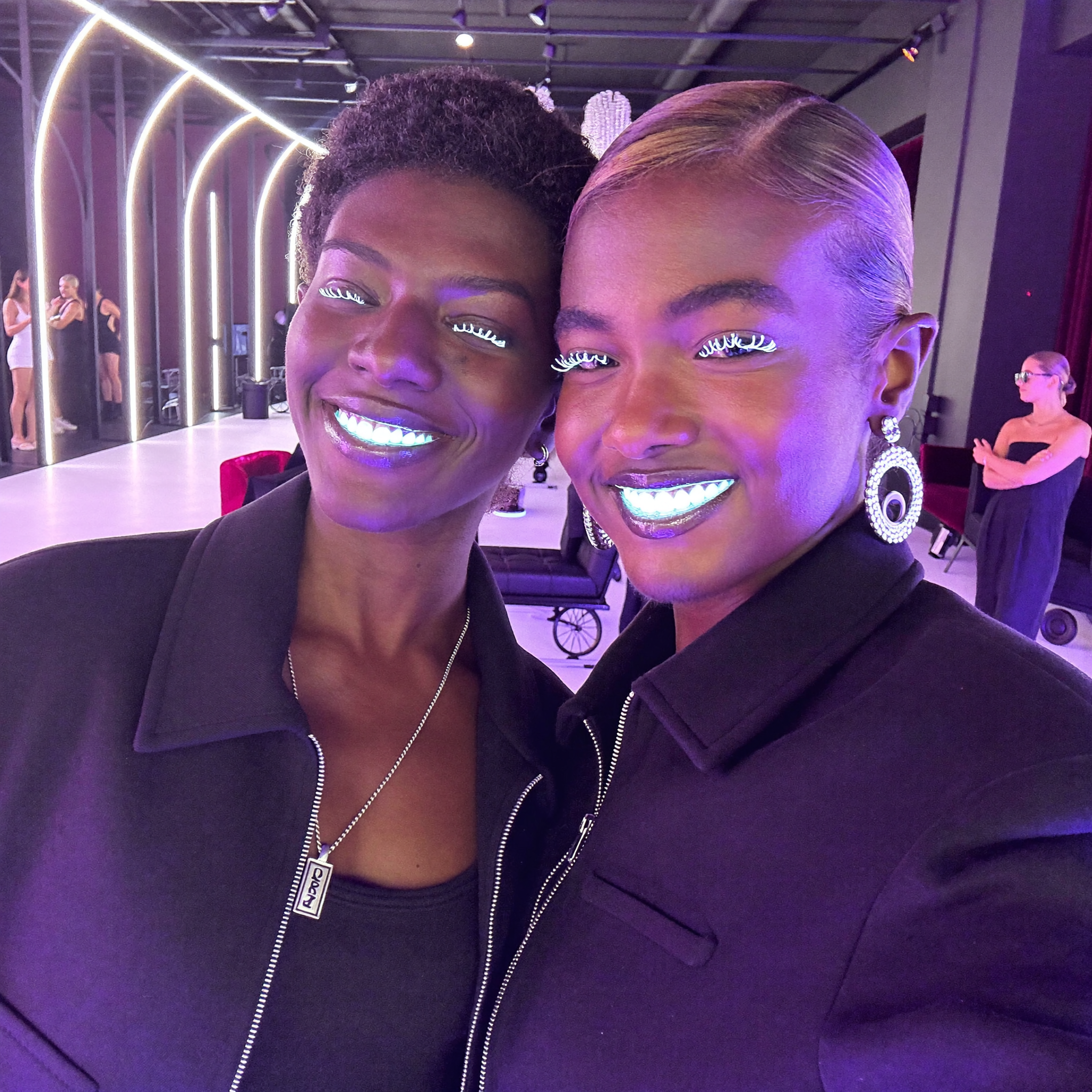 Client smile glow-up