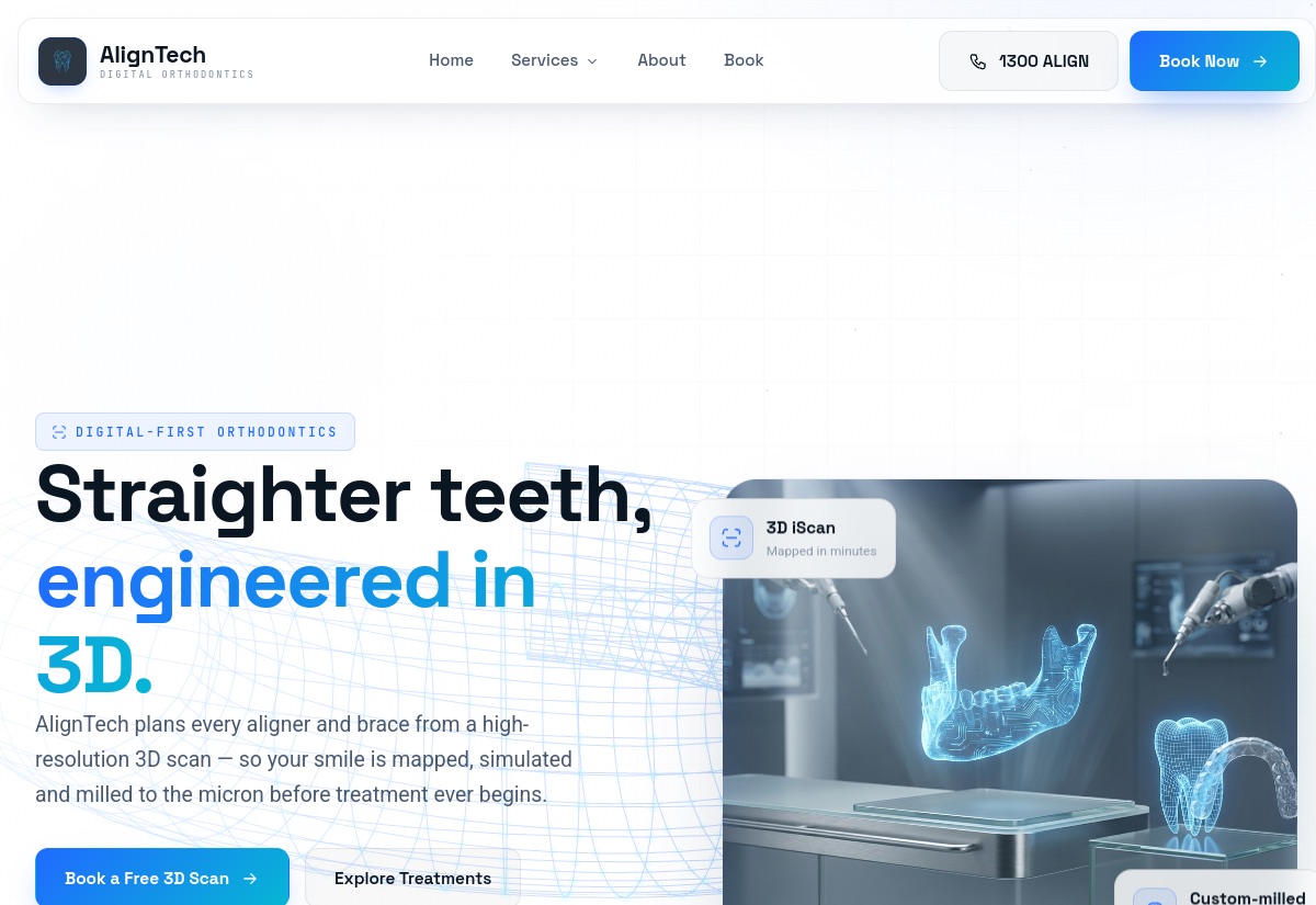 AlignTech Orthodontics concept