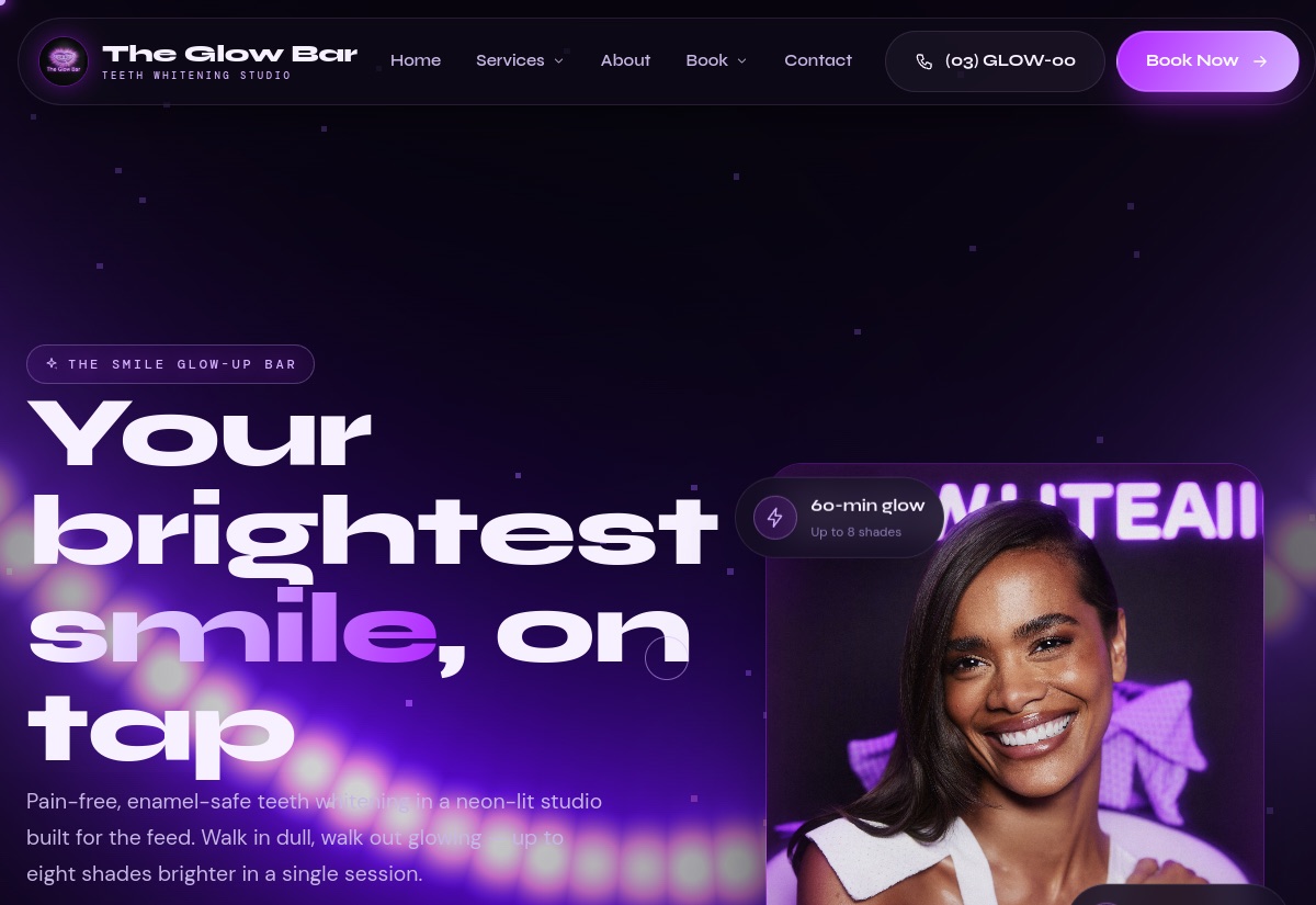 The Glow Bar concept