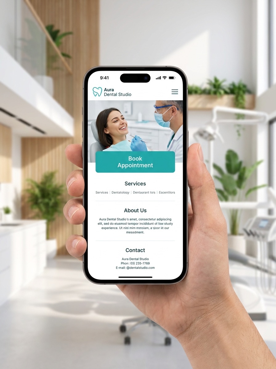 Conversion-focused design with Privacy Act–compliant enquiry forms, mobile click-to-call, and zero booking friction.