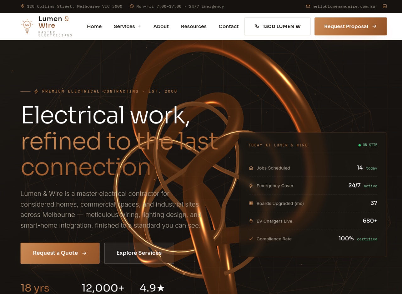 Lumen Wire concept