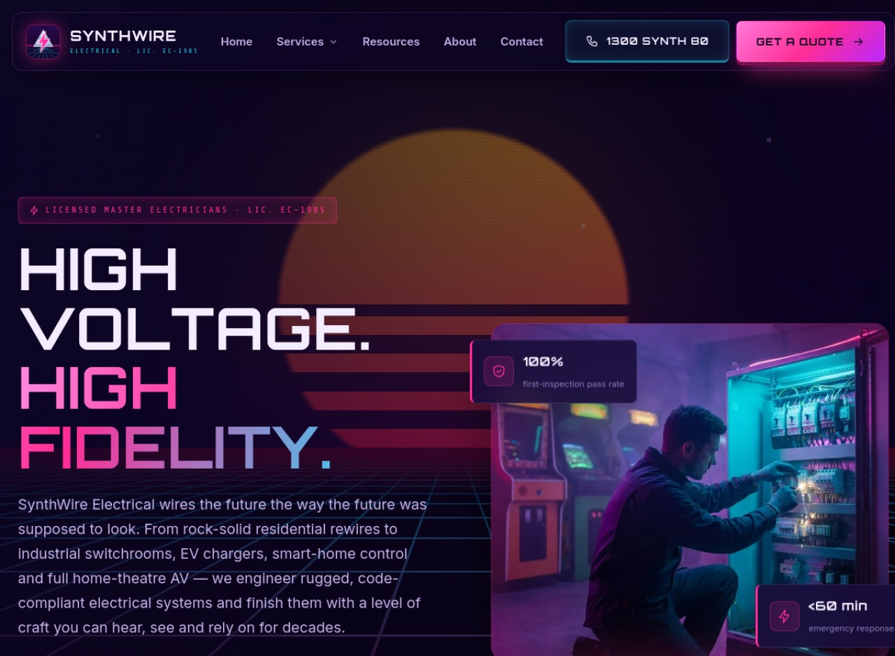 Synthwire Electrical concept