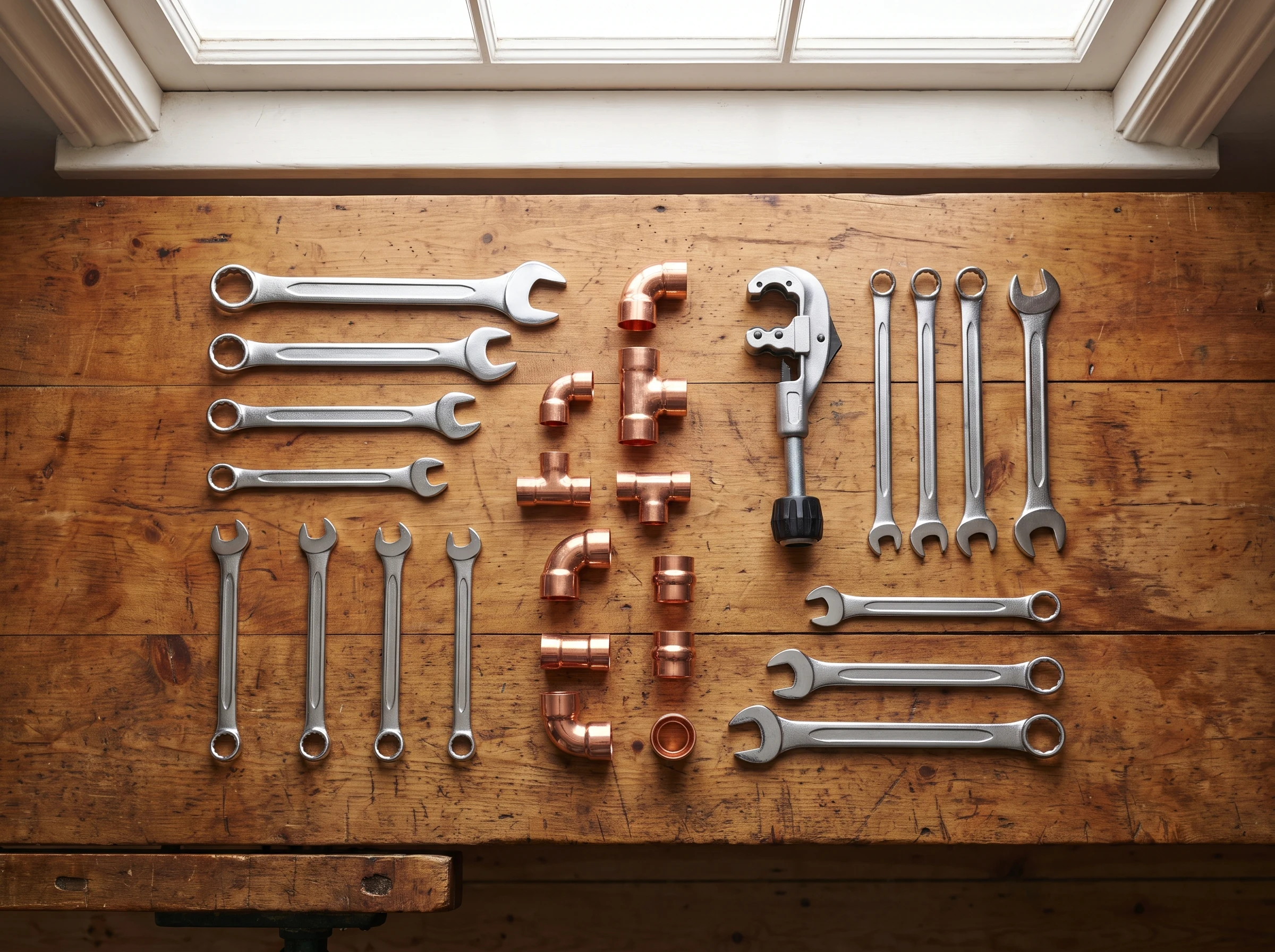 Plumbers tools and equipment