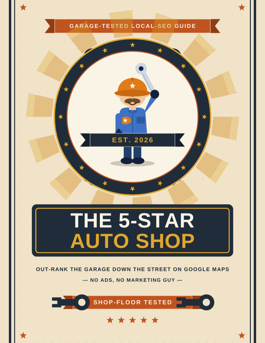 The 5-Star Auto Shop — free local-SEO guide for mechanics