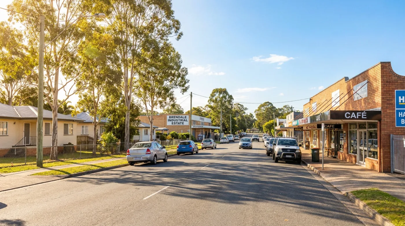 A local street scene in Brendale, Brisbane
