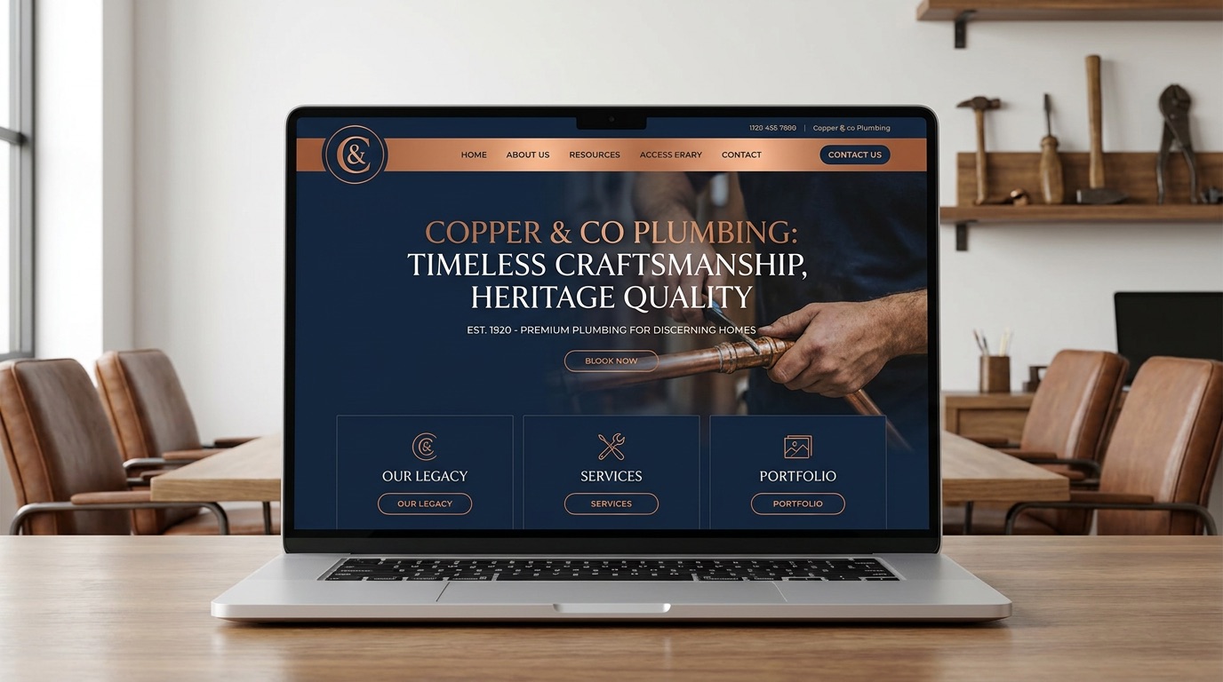 Copper & Co Plumbing concept
