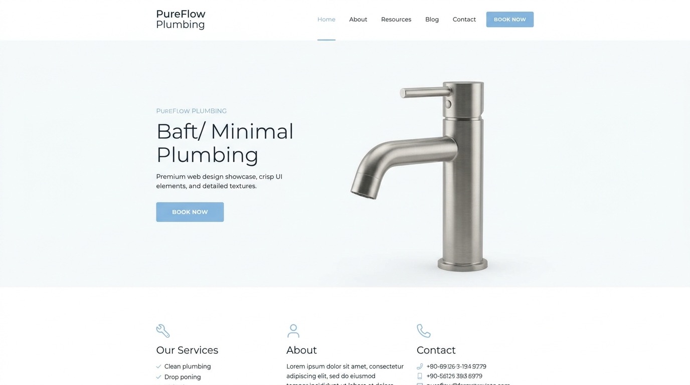 PureFlow Plumbing concept