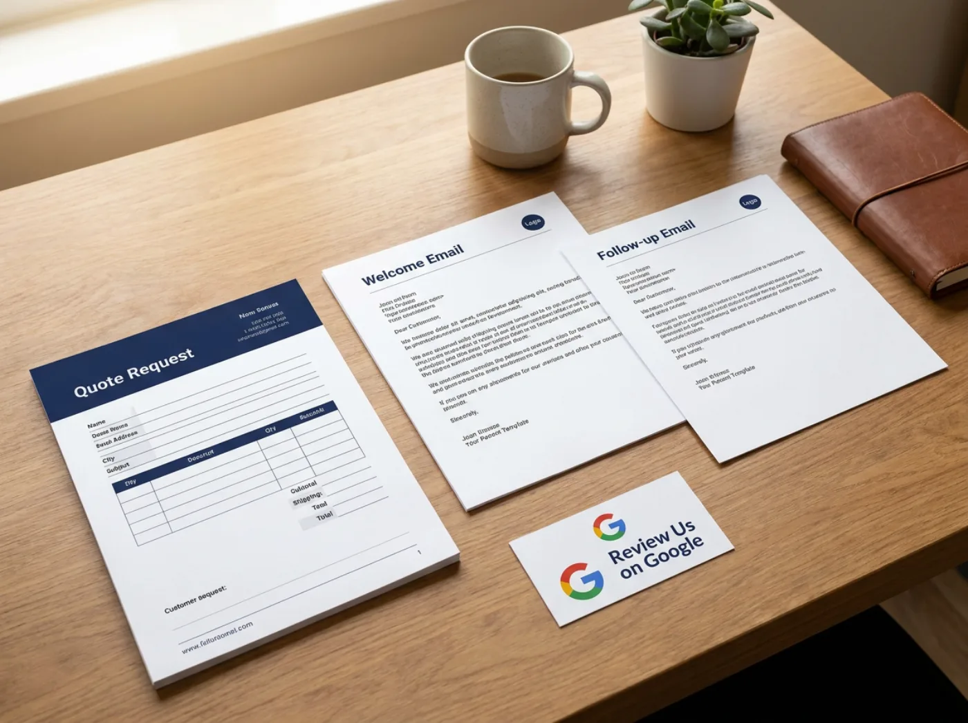 Library of ready-to-use plumbing business document templates