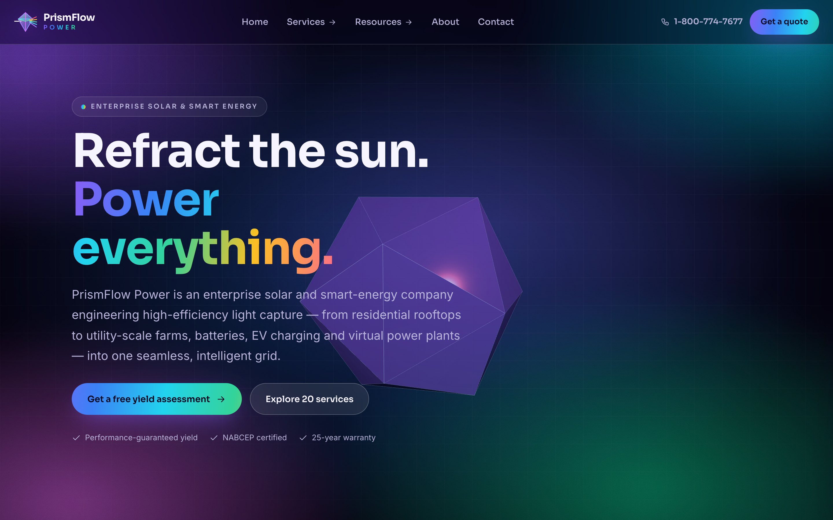 PrismFlow Power concept