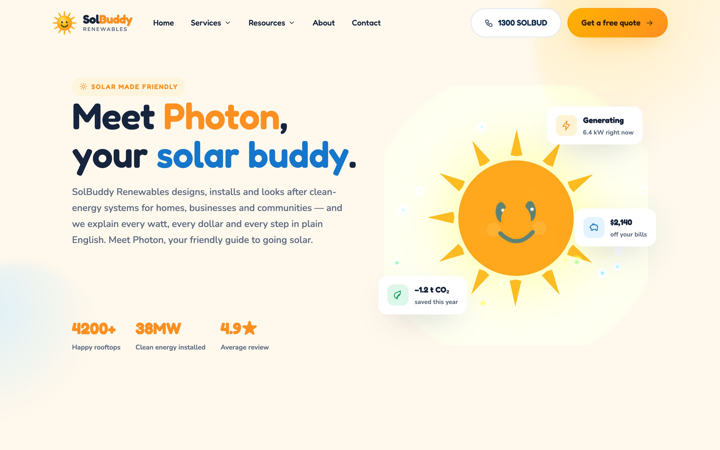 SolBuddy Renewables concept