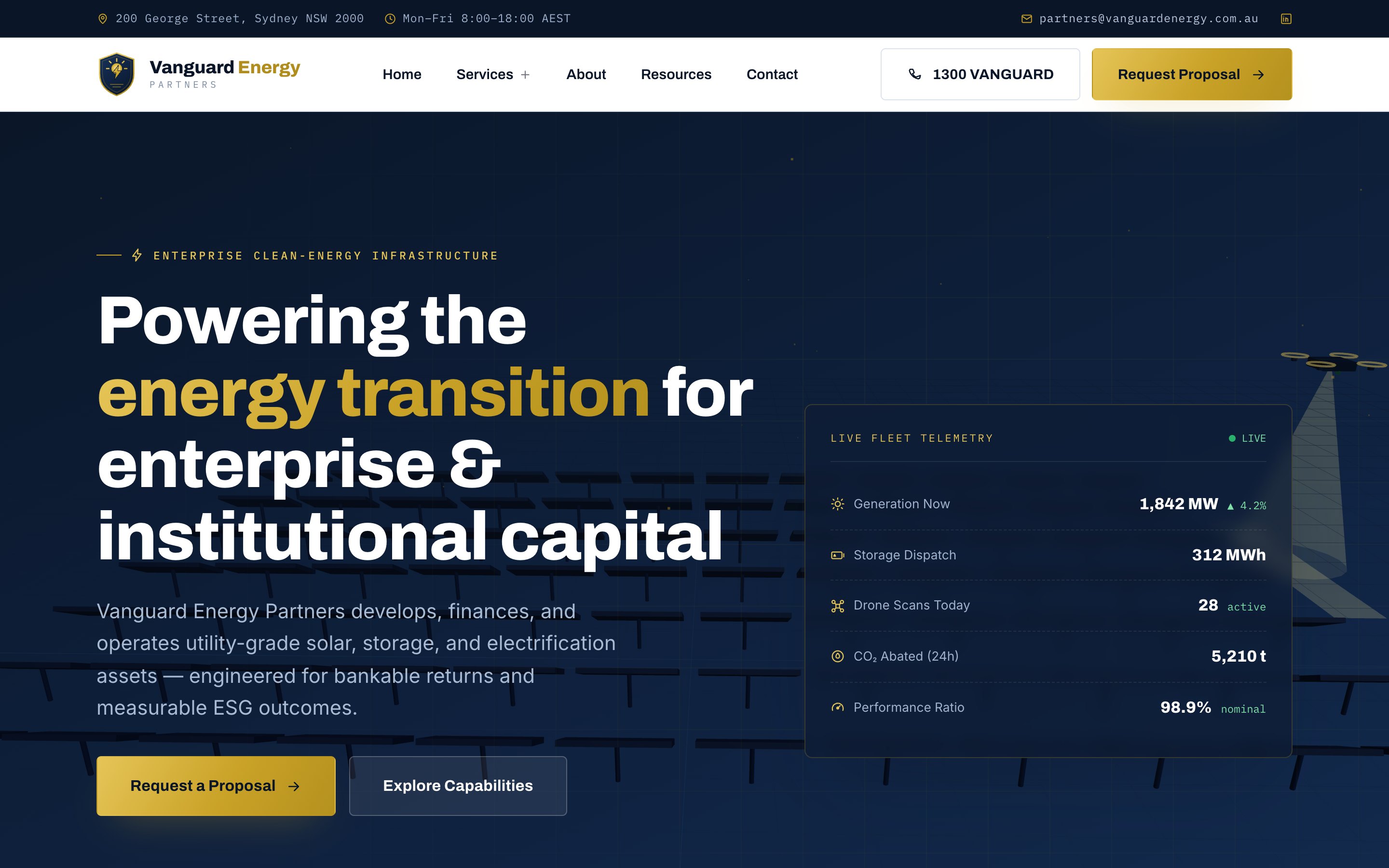 Vanguard Energy Partners concept