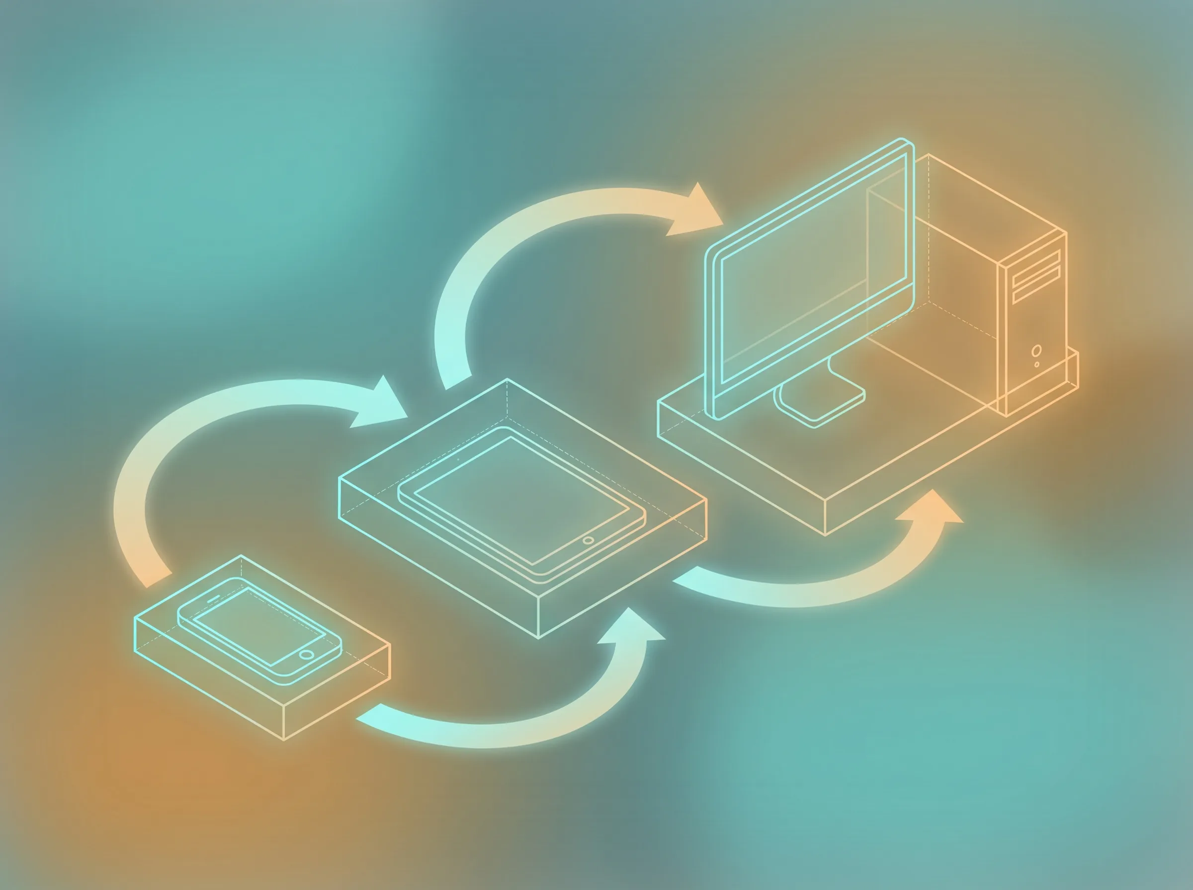Design for the small screen, win on all screens — explainer diagram