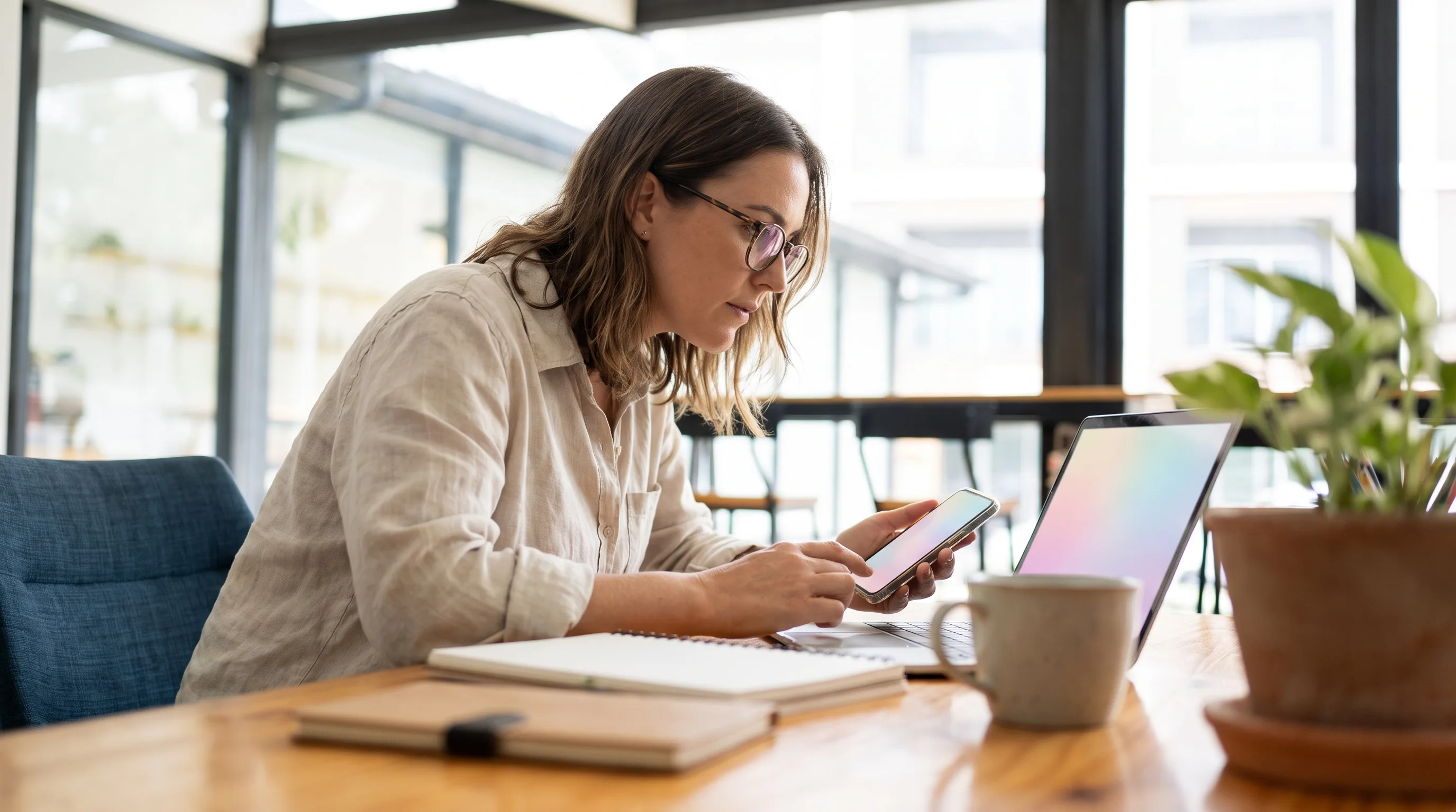 Perfect on every device — team at work