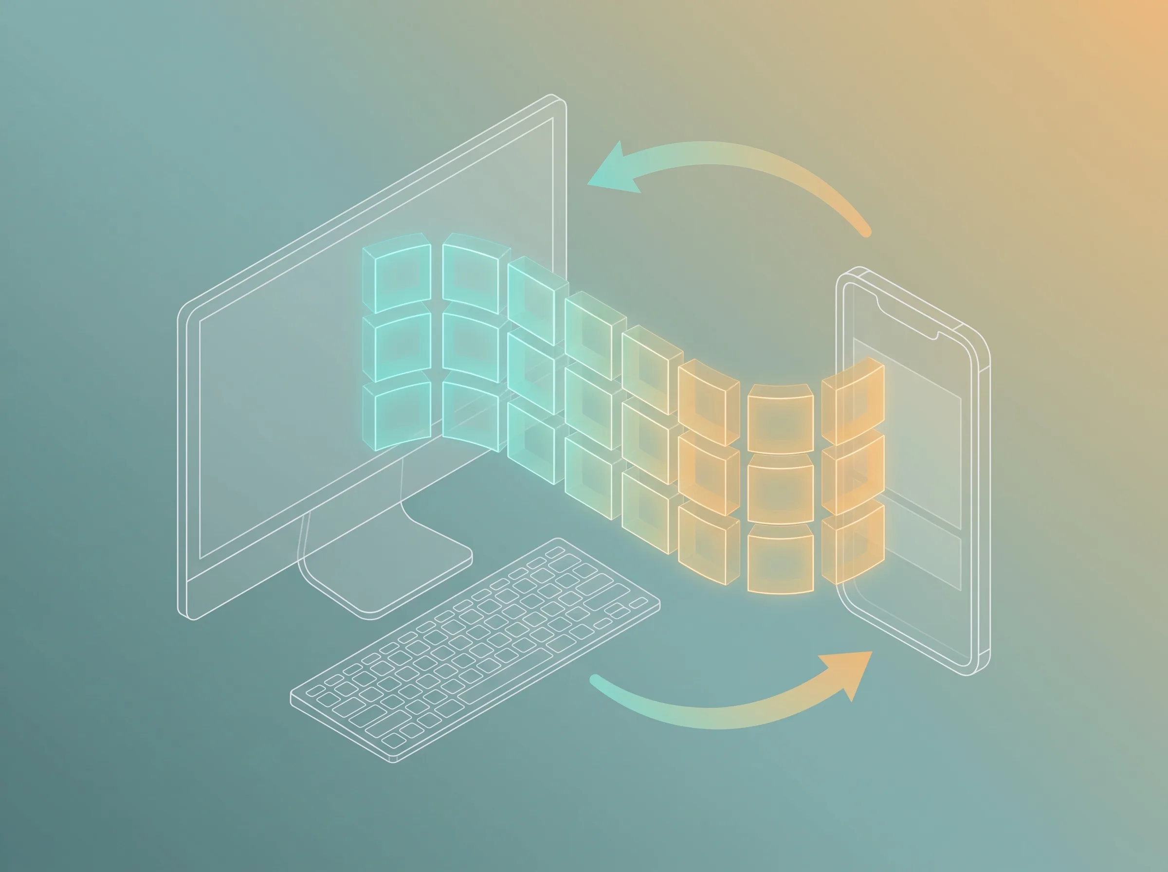 Perfect on every device — explainer diagram