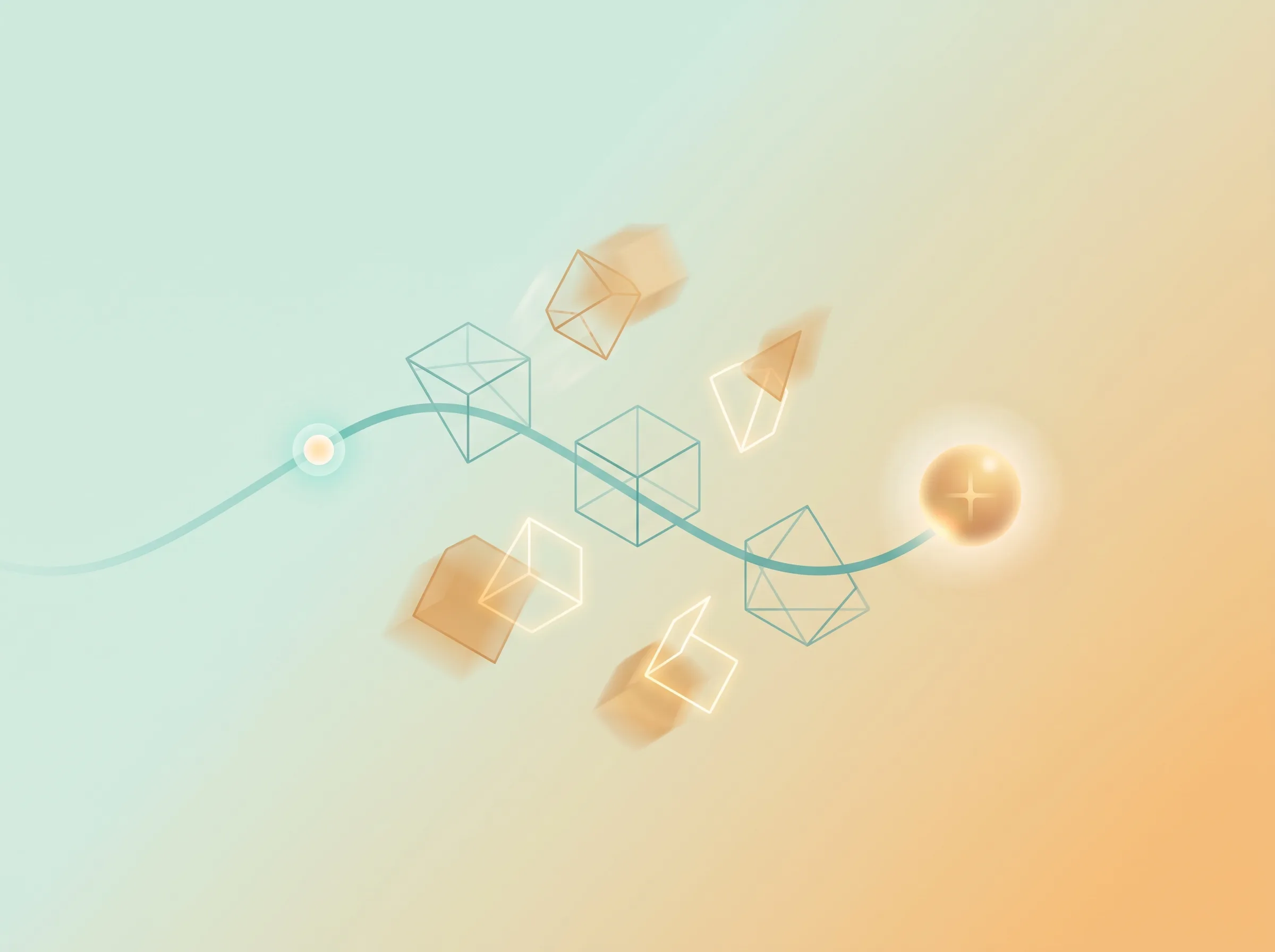Turn visitors into customers — explainer diagram