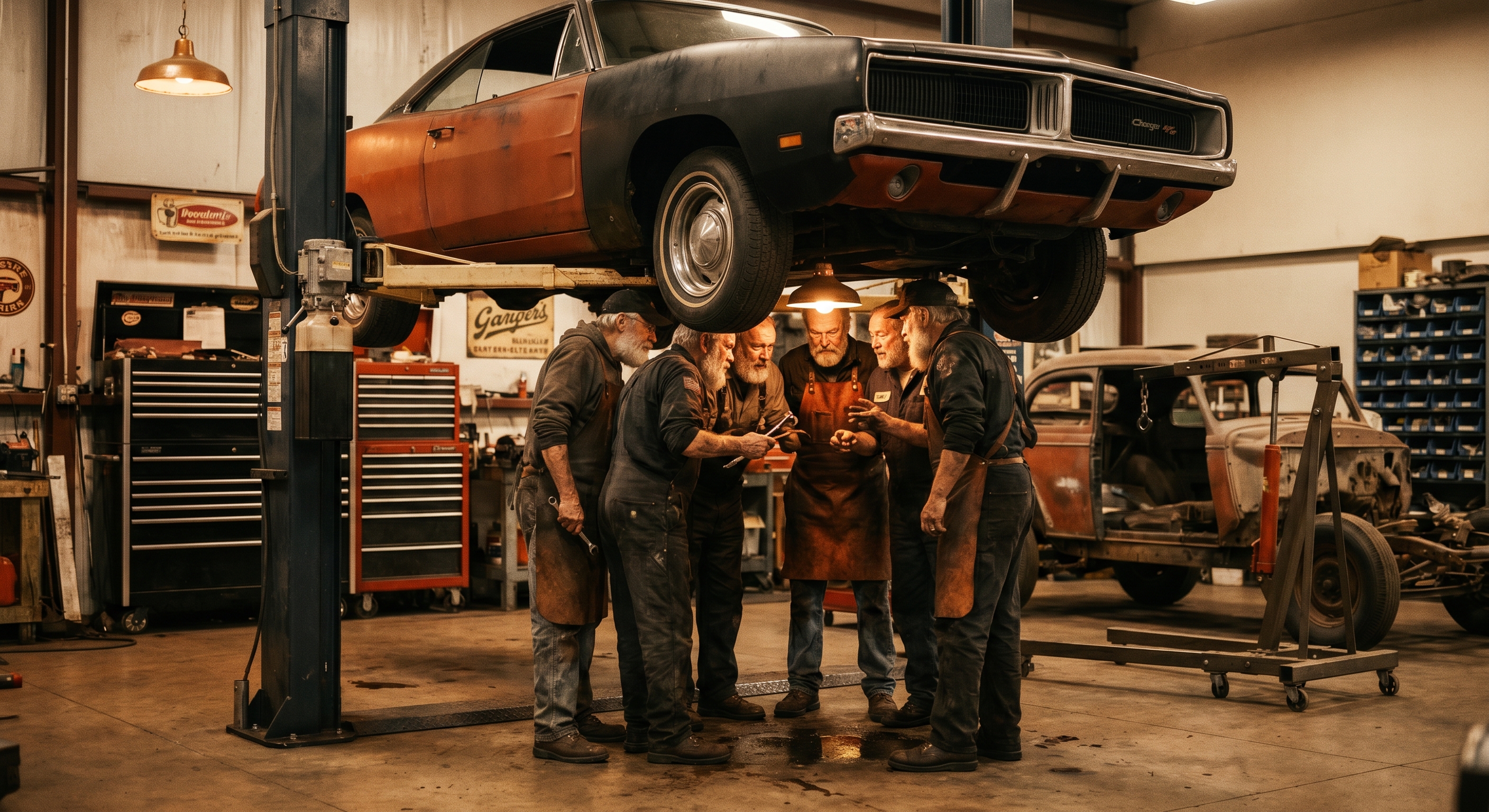 Detroit Iron crew at work