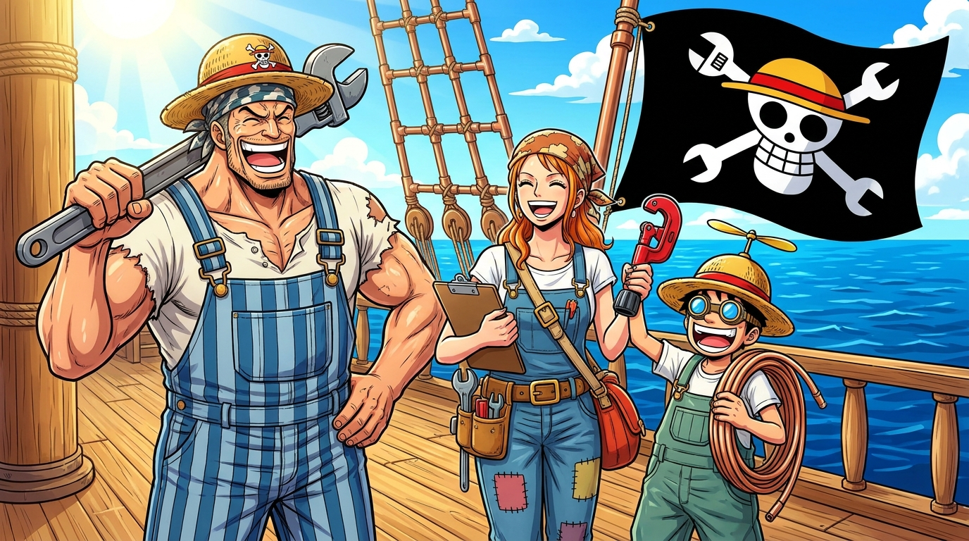 The Eric D Plumber pirate crew