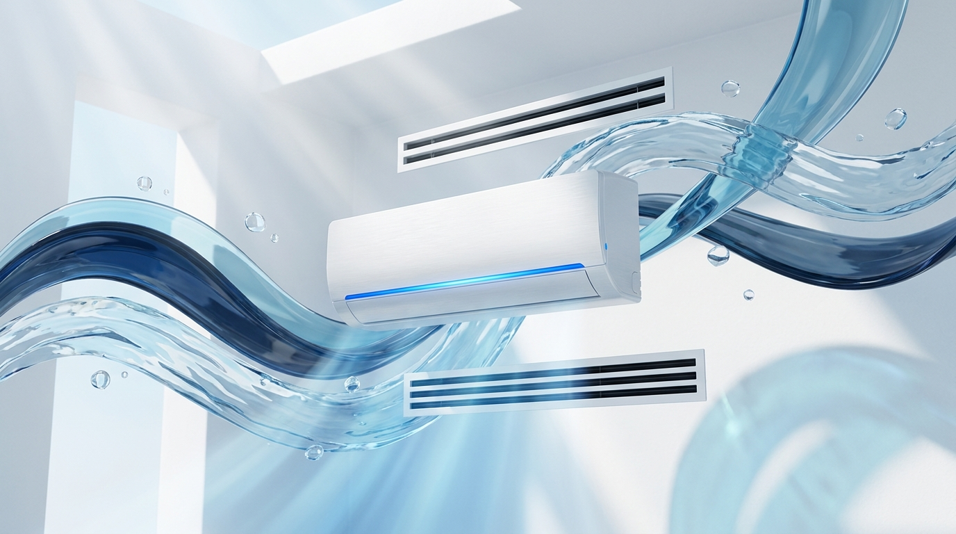 Fresho air conditioning with cool flowing air