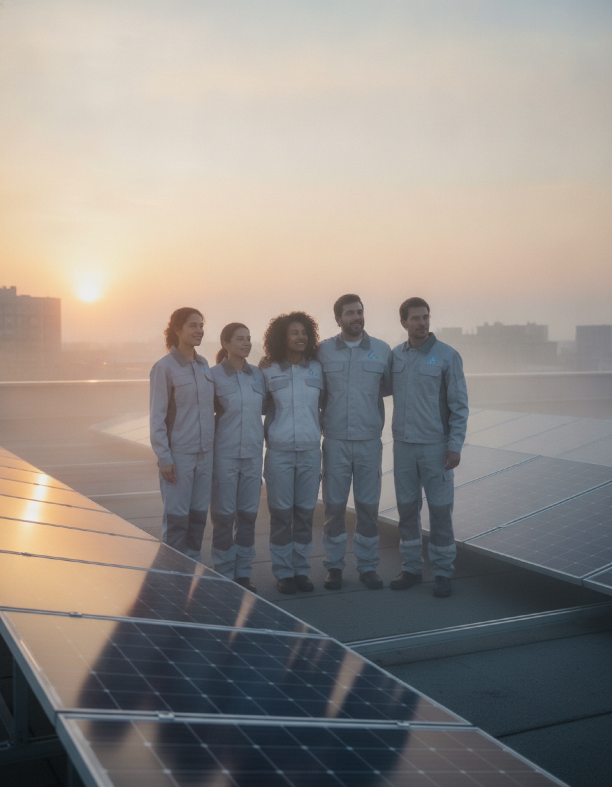 The Helios Horizon team at dawn