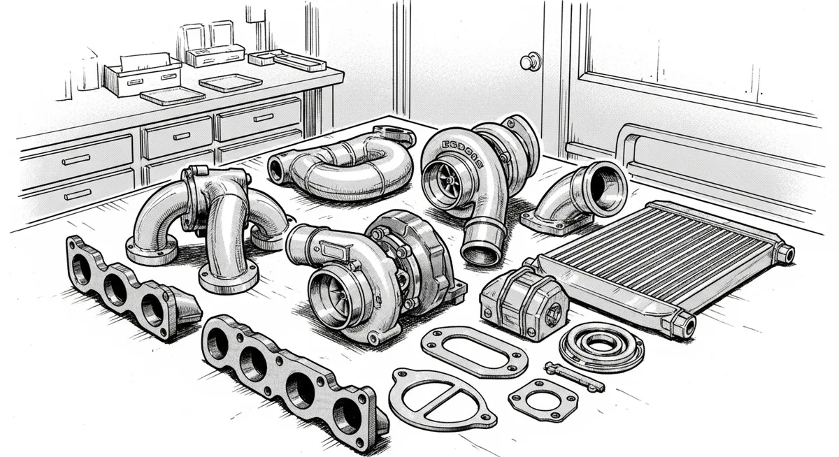 Bolt-on turbo kits