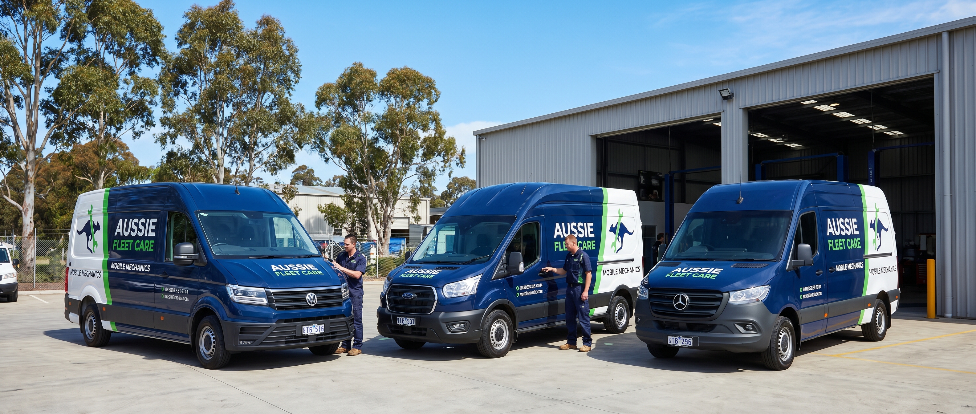 The Fleet Concierge fleet of mobile mechanic vans