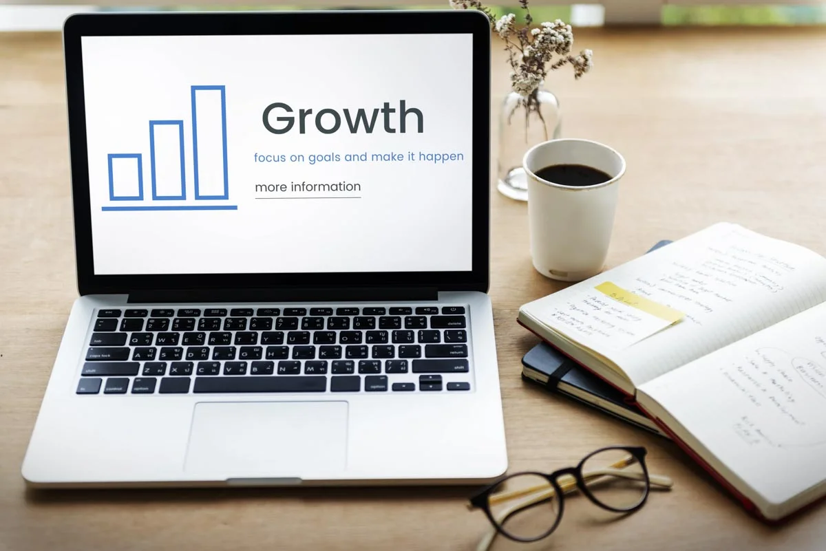 Brisbane SEO analytics and business growth data visualization showing search performance metrics